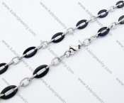 540×8mm Stainless Steel Stamping Necklaces - KJN150048