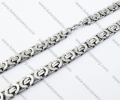 600×11mm Stainless Steel Stamping Necklaces - KJN150052