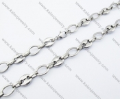 590×11mm Stainless Steel Stamping Necklaces - KJN150060