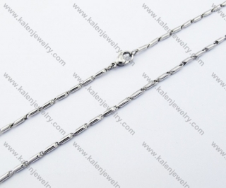 600×2mm Stainless Steel Stamping Necklaces - KJN150062