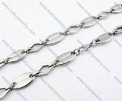 560×14mm Stainless Steel Stamping Necklaces - KJN150063