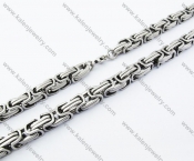 545×8.5mm Stainless Steel Mens Necklaces - KJN150116