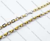 535×7mm Stainless Steel Necklace For Men - KJN150132
