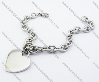 Stainless Steel Heart Bracelet - KJB200120