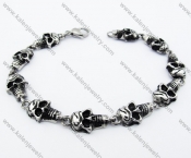 Stainless Steel Skull Bracelet - KJB170067