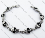Stainless Steel Skull Bracelet - KJB170068
