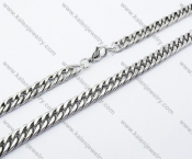 555×9mm Stainless Steel Stamping Necklaces - KJN150135