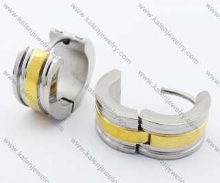 Stainless Steel Gold Plating Earrings For Girl - KJE050842