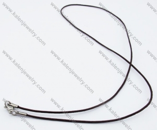 Brown Leather Necklaces - KJN050035