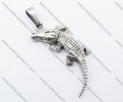 Stainless Steel Crocodile Pendant - KJP330026