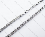 570×6mm Stainless Steel Stamping Necklace - KJN150146
