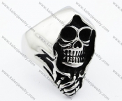 Death Messager Skull Biker Ring - KJR010185