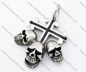 Punk Skull Cross Biker Pendant - KJP090431