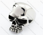 Stainless Steel Vampire Skull Ring - KJR370036