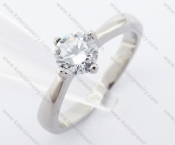 CNC Inlay Best Zircon Stone Wedding Ring For Valentine