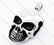 Stainless Steel Skull Pendant - KJP051166