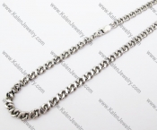 550×7 mm Stainless Steel  Necklace - KJN100051