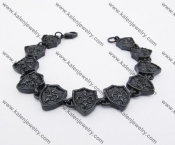 Stainless Steel Black Bracelet KJB170111