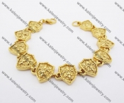 Gold Plating Stainless Steel Bracelet KJB170114