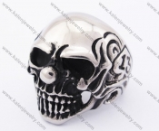 Stainless Steel No.13 Skull Clown Ring KJR370062