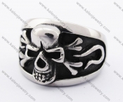 Stainless Steel Skull Ring KJR370089