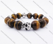 Stainless Steel Skull Beads Bracelet KJB170127