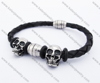 Stainless Steel Skull Bracelet KJB170130