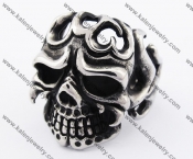 Stainless Steel Skull Ring KJR370135