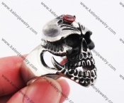 Stainless Steel Skull Ring KJR370169