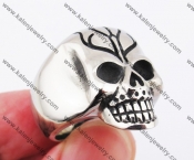 Stainless Steel Skull Ring KJR370183