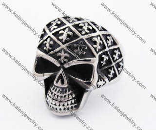 Stainless Steel Skull Ring KJR370184