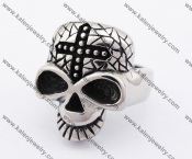 Stainless Steel Skull Ring KJR370187