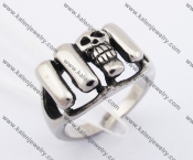 Stainless Steel Skull Ring KJR370189