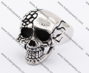 Stainless Steel Skull Ring KJR370195