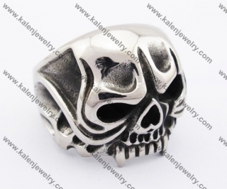 Stainless Steel Vampire Skull Ring KJR370211