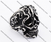 Stainless Steel Skull Ring KJR370220