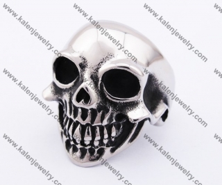Stainless Steel Skull Ring KJR370224