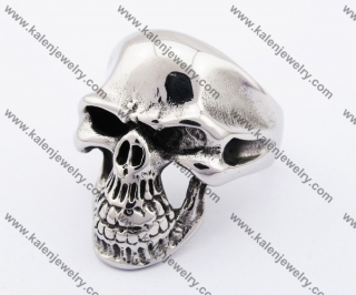 Stainless Steel Skull Ring KJR370236