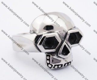Stainless Steel Skull Ring KJR370244