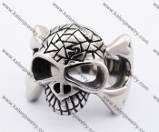 Stainless Steel Death Head Skull Ring KJR370249