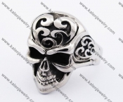 Stainless Steel Skull Ring KJR370256