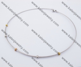 Stainless Steel Necklace KJN450005
