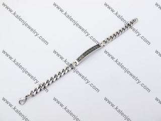 Stainless Steel Stamping Bracelet KJB520003