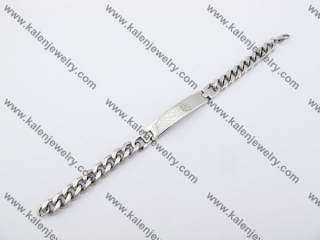 Stainless Steel Stamping Bracelet KJB520006