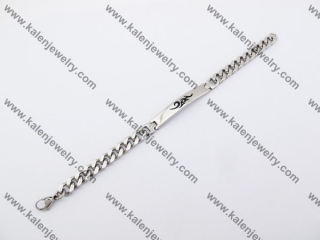 Stainless Steel Stamping Bracelet KJB520007