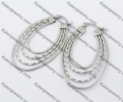 Stainless Steel Cutting Earring KJE051072