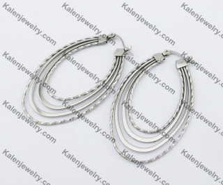Stainless Steel Cutting Earring KJE051074