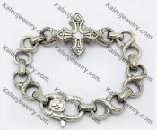 Stainless Steel Skull Bracelet KJB550078