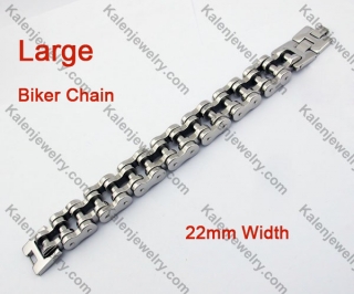 Super Steel Motorcycle Chain Bracelet KJB580004