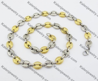 11mm Wide Stainless Steel Necklace KJN380026